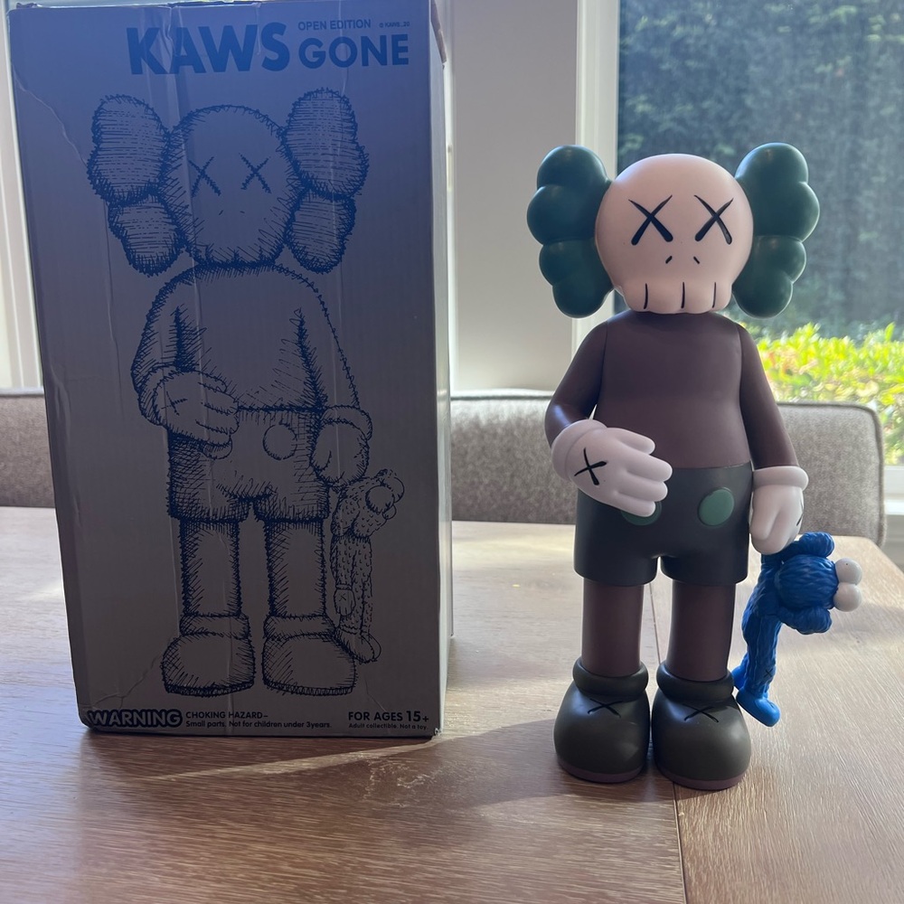 KAWS Gone Figure - Brown and Green